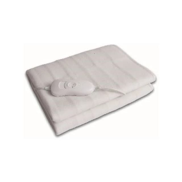 Marco Paul Electric Double Blanket Heater, Fleece Bed Warmer White
