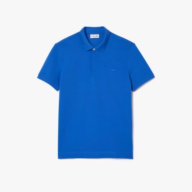 Lacoste Regular-Fit Paris Stretch Piqu Polo Shirt Blue male XS