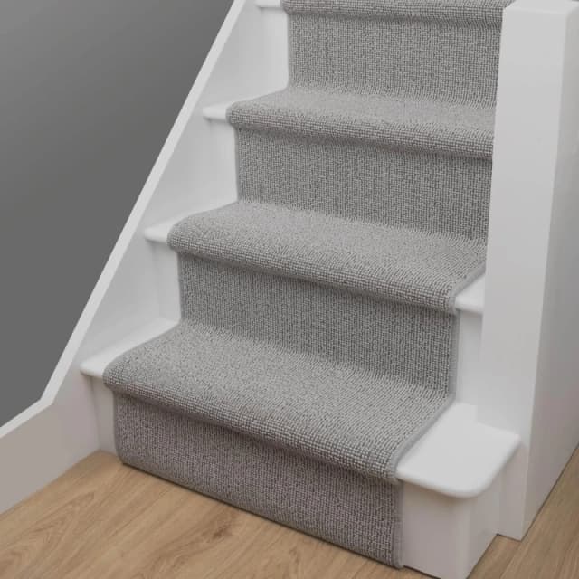 Homemaker Stair Runner - Bobble Design - Light Grey Runners 57x600cm Grey 40403602000