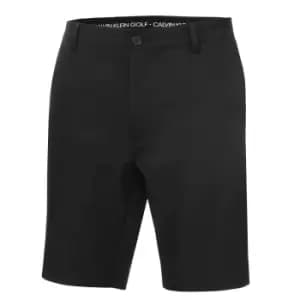 Calvin Klein BULLET REGULAR FIT STRETCH SHORT - BLACK - 32