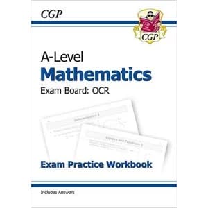 New A-Level Maths for OCR: Year 1 & 2 Exam Practice Workbook by CGP Books (Paperback, 2017)