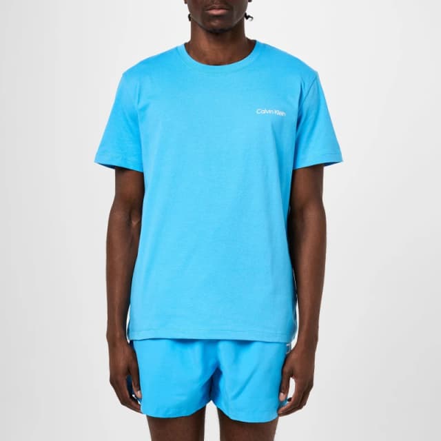 Calvin Klein Core Logo T Shirt Mens - Blue Blue S