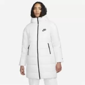 Nike Sportswear Therma-FIT Repel Womens Synthetic-Fill Hooded Parka - White