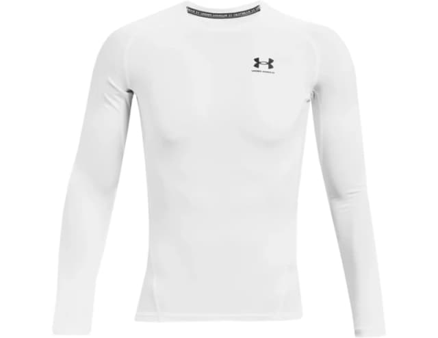 Under Armour Armour HeatGear Long Sleeve Mens - White White M