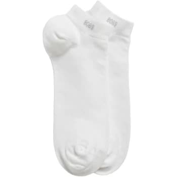 Boss 2 Pack Trainer Socks - White