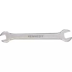 BA Open Ended Spanner, Double End, Chrome Vanadium Steel, 1BA X 3BA