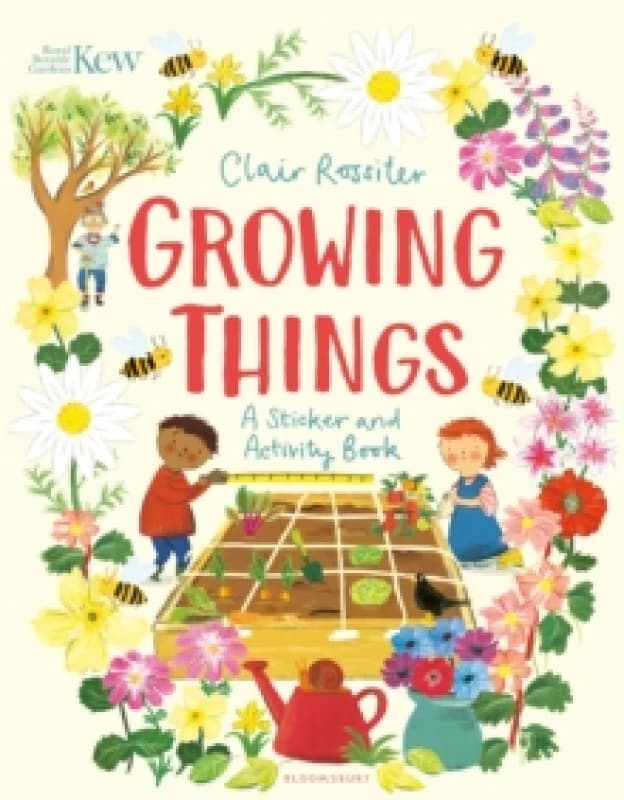 KEW: Growing Things : A Sticker and Activity Book Paperback / softback