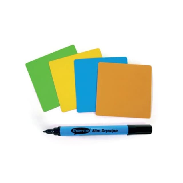 Show-me Show-me Magnet-Notes 75x75mm Assorted Colours PK40 - MNT757540A MNT757540A
