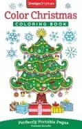 color christmas coloring book perfectly portable pages holiday art designs