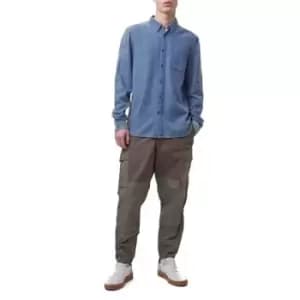 French Connection Indigo Dobby Shirt - Blue