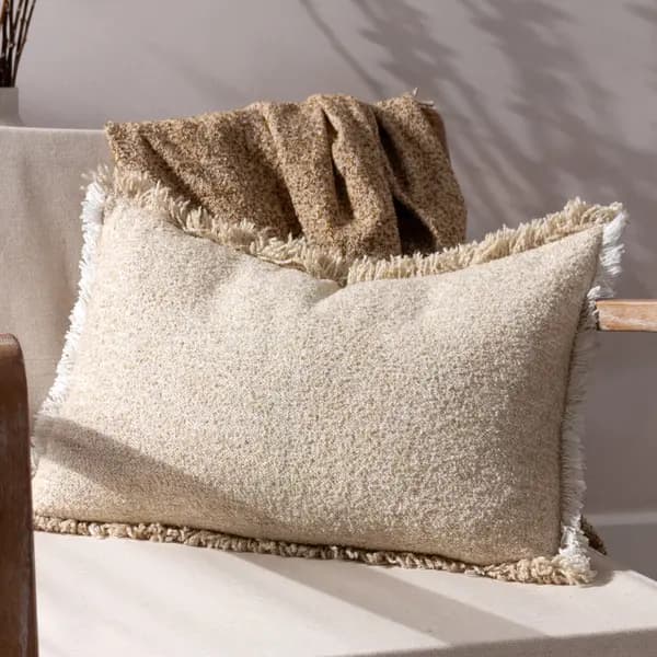 Doze Cushion Natural, Natural / 40 x 60cm / Polyester Filled