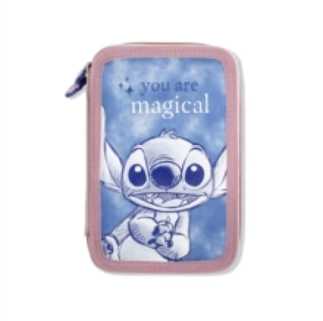 STITCH FILLED DOUBLE PENCIL CASE General merchandize