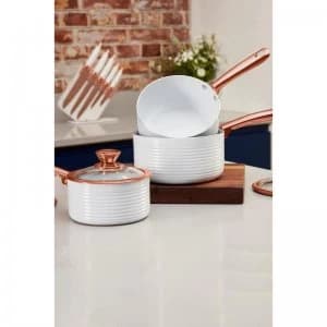 Tower Linear 3 Piece Saucepan Set
