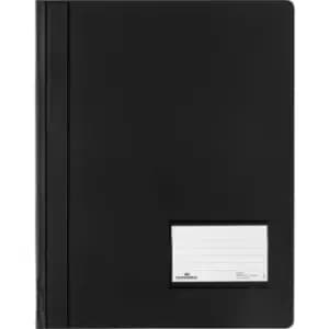 Durable DURALUX 268001 Manila folder Black A4+ Label holder (97 x 57 mm), Tear protection, Inside compartment (back)