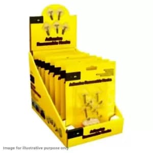 Rolson 5PC Removable Adhesive Metal Hooks