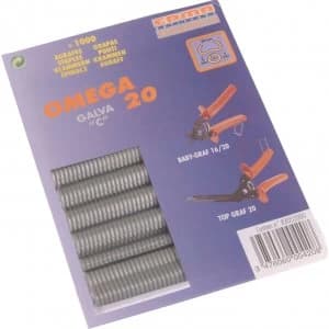 Edma Galv Steel Hog Ring Omega Size 20 Pack of 1000