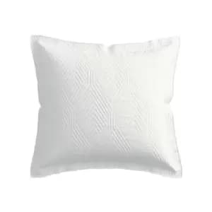 Bedeck of Belfast Azora Sham Pillowcase, White