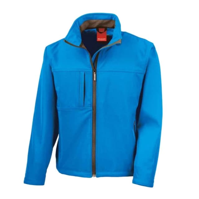 Result Result Men Classic Soft Shell Jacket in Dark Blue Size: Small Dark Blue S Male 5063470297252