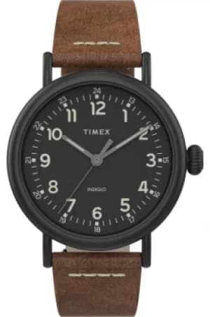 Timex Standard 40Mm Leather Strap Watch