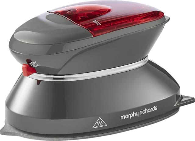 Morphy Richards Compact 400W Travel Iron 304000 Steam Generator Iron - Red / Black