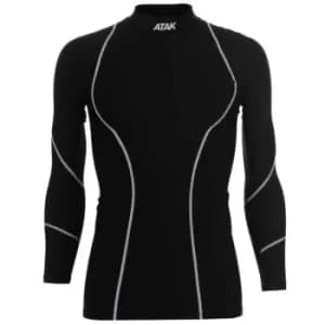 Atak GAA Compression Long Sleeve Top Senior - Black