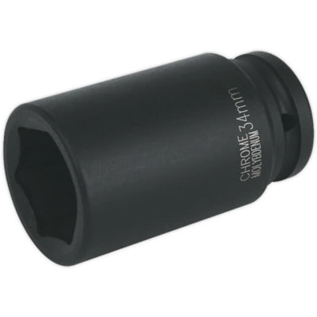 Loops 34mm Forged Deep Impact Socket - 3/4" Sq Drive - Chromoly Wrench Socket Multi