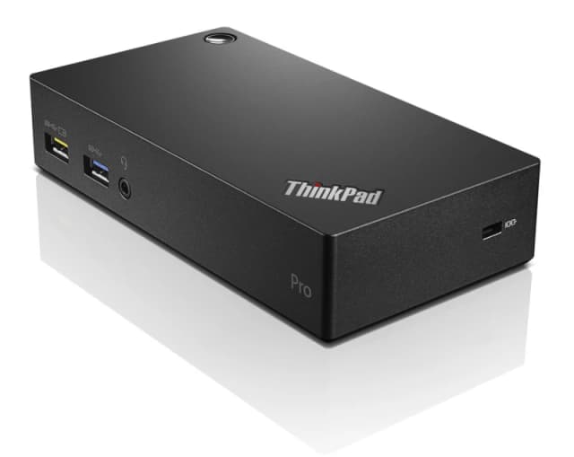 Lenovo Think Pad USB 3.0 Pro Wired USB 3.2 Gen 1 (3.1 Gen 1) Type-A Bl
