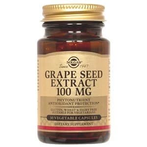 Solgar Grape Seed Extract 100 mg Vegetable Capsules 30 Vegicaps