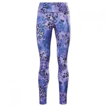 Reebok Bold Tights Ladies - Navy/Purple