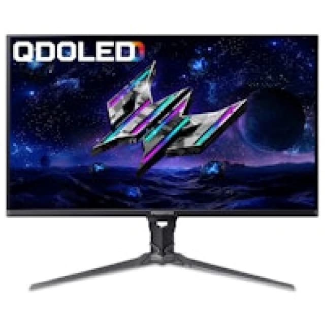 Acer Predator X32 X5 32" QD-OLED 4K Ultra HD 240 Hz 0.03ms AI ProxiSense Height Adjustable Gaming Monitor with Speakers UM.JXXEE.504
