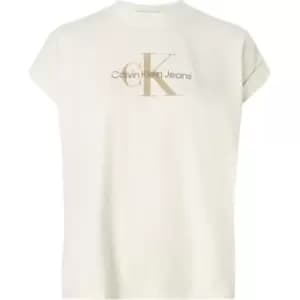 Calvin Klein Jeans Mineral Dye Tee - Beige