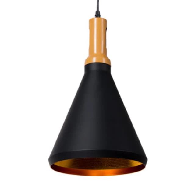 Beliani Pendant Lamp Mackenzie Metal Black