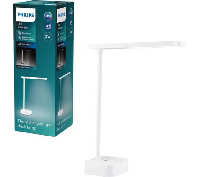 Philips Tilpa LED Portable Touch Desk Lamp - White