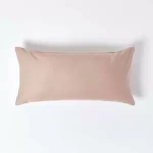 Mink Continental Egyptian Cotton Pillowcase 1000 Thread Count, 40 x 80cm - Mink - Mink - Homescapes