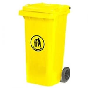 GPC Wheelie Bin Yellow 120L