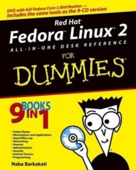 Red Hat Fedora Linux 2 All-in-One Desk Reference for Dummies by Naba Barkakati Paperback