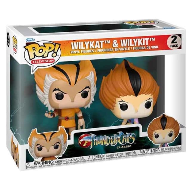 AJ Toys & Books Funko Pop Animation: Thundercats S3 - Wilykat & Wilykit 2pk