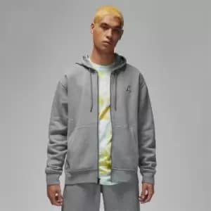 Air Jordan Essentials Mens Full-Zip Fleece Hoodie - Grey