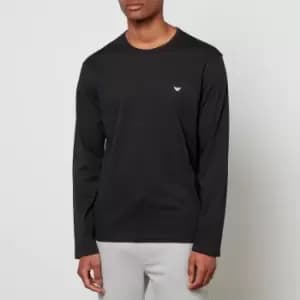 Emporio Armani Mens Pure Cotton T-Shirt - Black - L