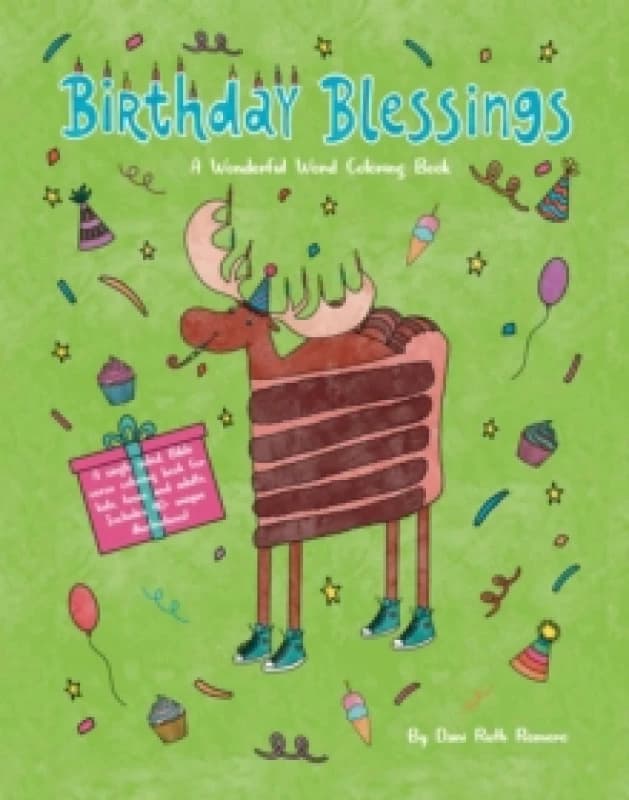 Birthday Blessings : A Wonderful Word Coloring Book Paperback / softback