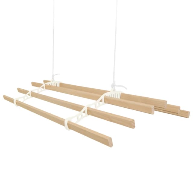 Monstershop Clothing Airer Ceiling Pulley - Ivory - 2.4m Ivory