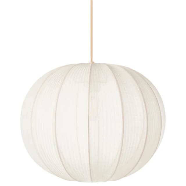Beliani Modern Pendant Lamp Marieta White