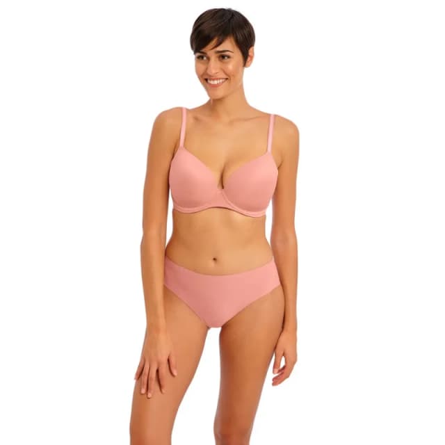Freya Womens underwired t-shirt molded bra Freya Undetected Rose Female 100H