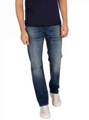 5620 3D Zip Knee Skinny Jeans