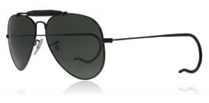 Ray-Ban Outdoorsman Sunglasses Black L9500 58mm