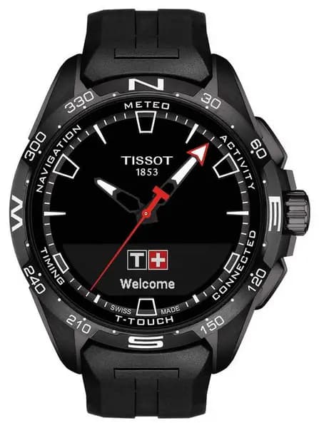 Tissot T-Touch T1214204705103 Connect Solar Black Silicone Watch