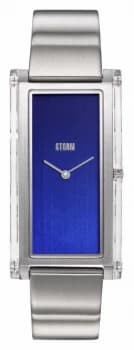 STORM Plexia Blue Stainless Steel Bracelet Blue Dial Watch