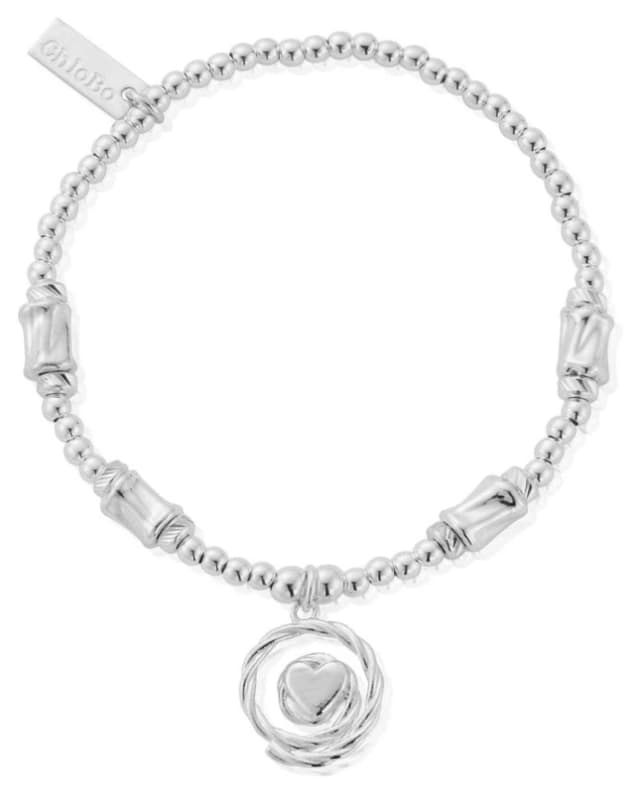 ChloBo SBCCCT3284 Cute Charm Chunky Twist Spiral Of Love Jewellery