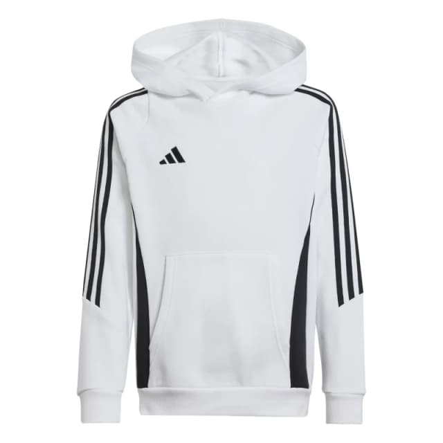 adidas Tiro 24 Sweat Hoodie Juniors - White White 9 - 10 Years