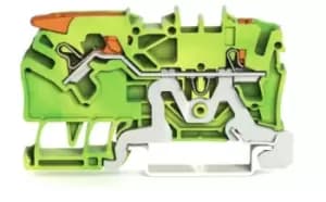 Wago 2102-5207 Terminal Block, Din Rail, 2Ways, 12Awg